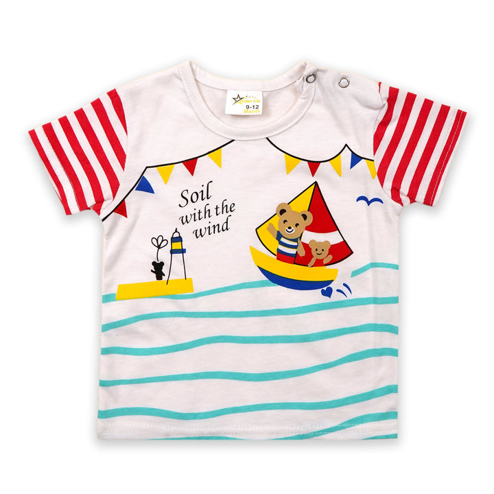 SUNSHINE KIDS SHORT AND SHIRT LIGHTHOUSE MULTICOLOR 12-18 M