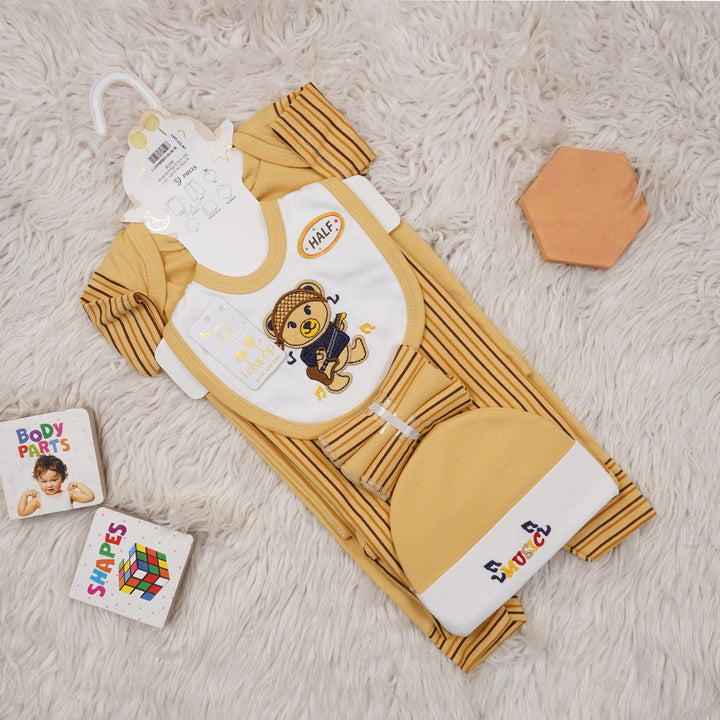 SUNSHINE BABY GIFT SET 9 PCS PIRATE BEAR BEIGE