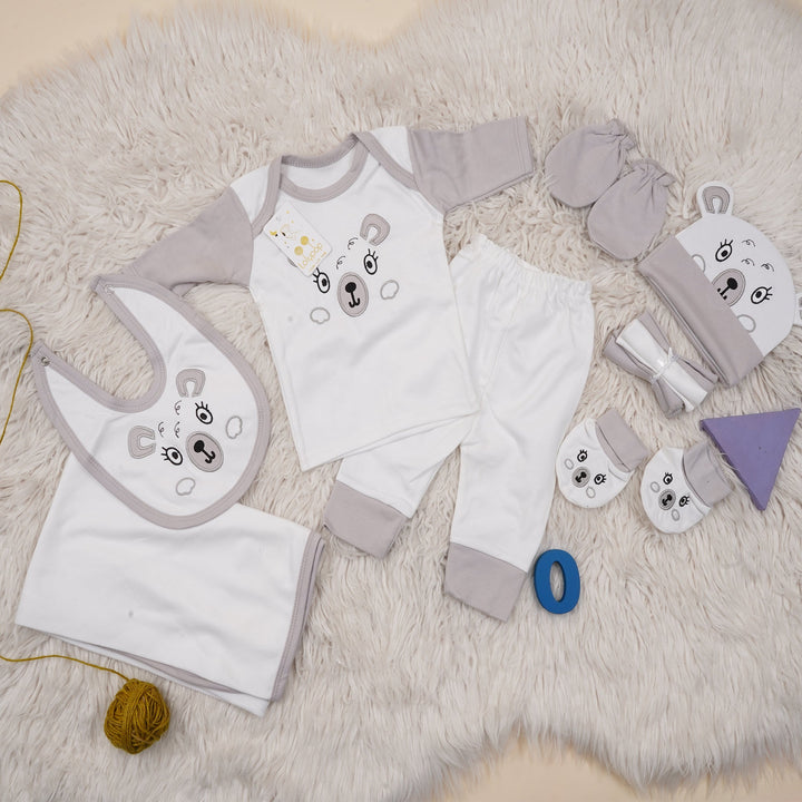 SUNSHINE BABY GIFT SET 11 PCS BEAR GREY