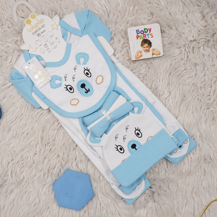 SUNSHINE BABY GIFT SET 11 PCS BEAR BLUE