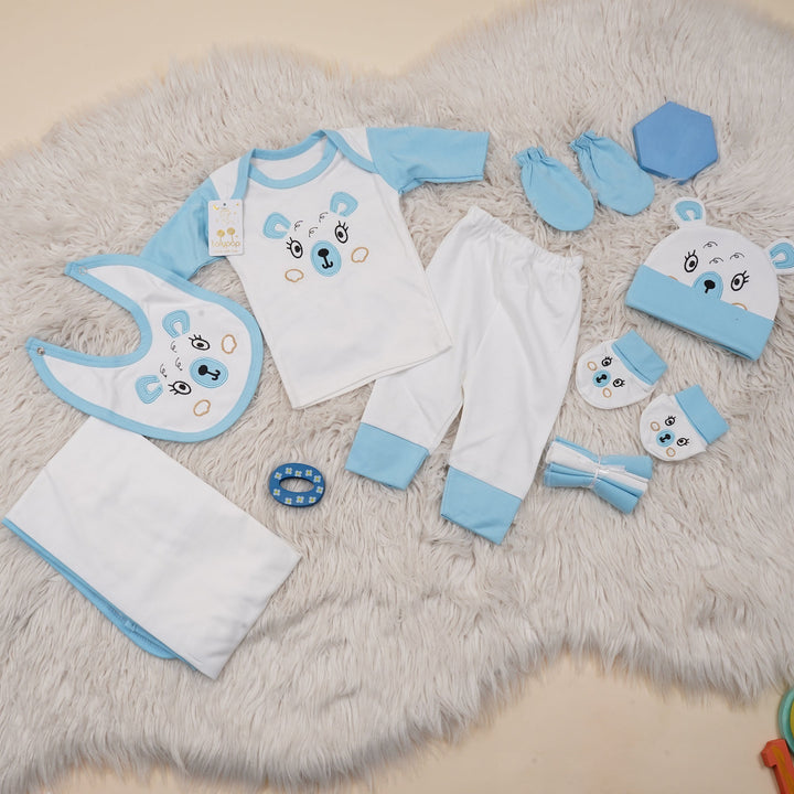 SUNSHINE BABY GIFT SET 11 PCS BEAR BLUE