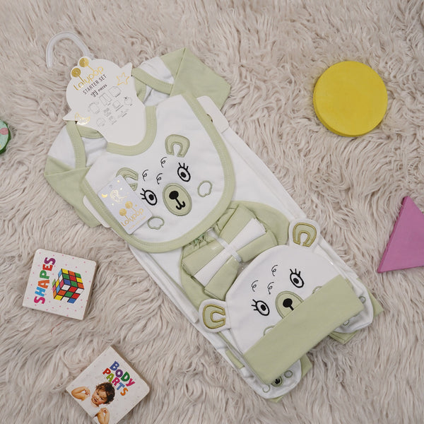 SUNSHINE BABY GIFT SET 11 PCS BEAR LIGHT GREEN