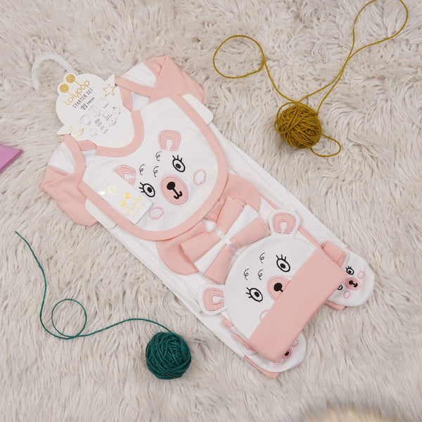 SUNSHINE BABY GIFT SET 11 PCS BEAR PINK