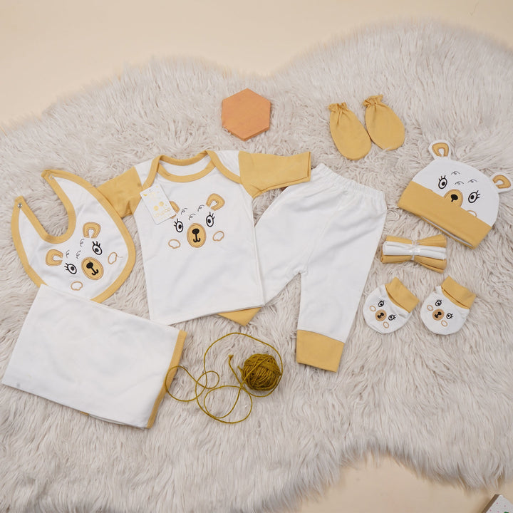 SUNSHINE BABY GIFT SET 11 PCS BEAR LIGHT BROWN