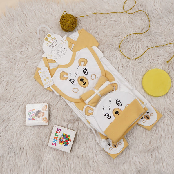 SUNSHINE BABY GIFT SET 11 PCS BEAR LIGHT BROWN