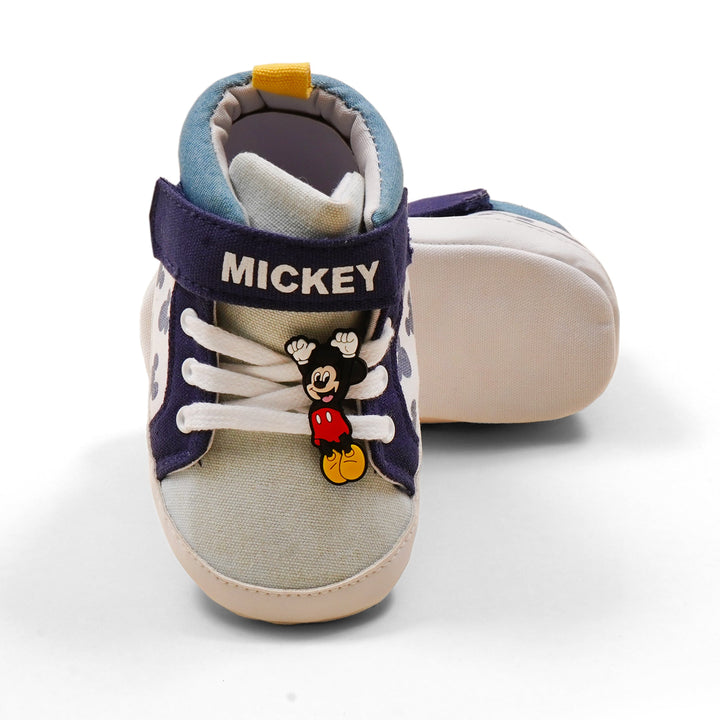 SUNSHINE BABY SHOES MICKEY MOUSE LIGHT BLUE 9-12 M