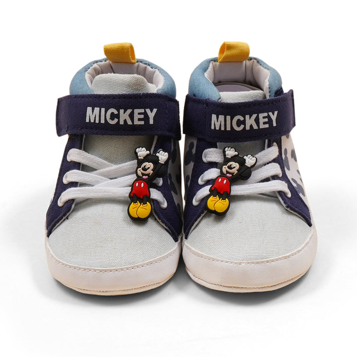 SUNSHINE BABY SHOES MICKEY MOUSE LIGHT BLUE 9-12 M