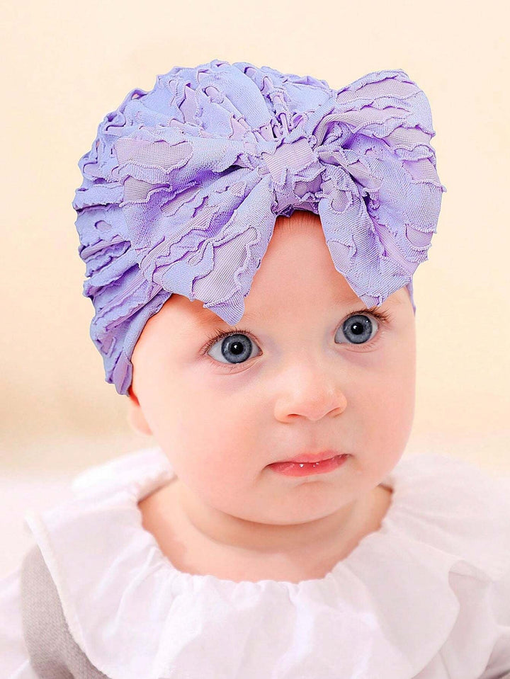 SUNSHINE BABY TURBAN CAPS NET PINK