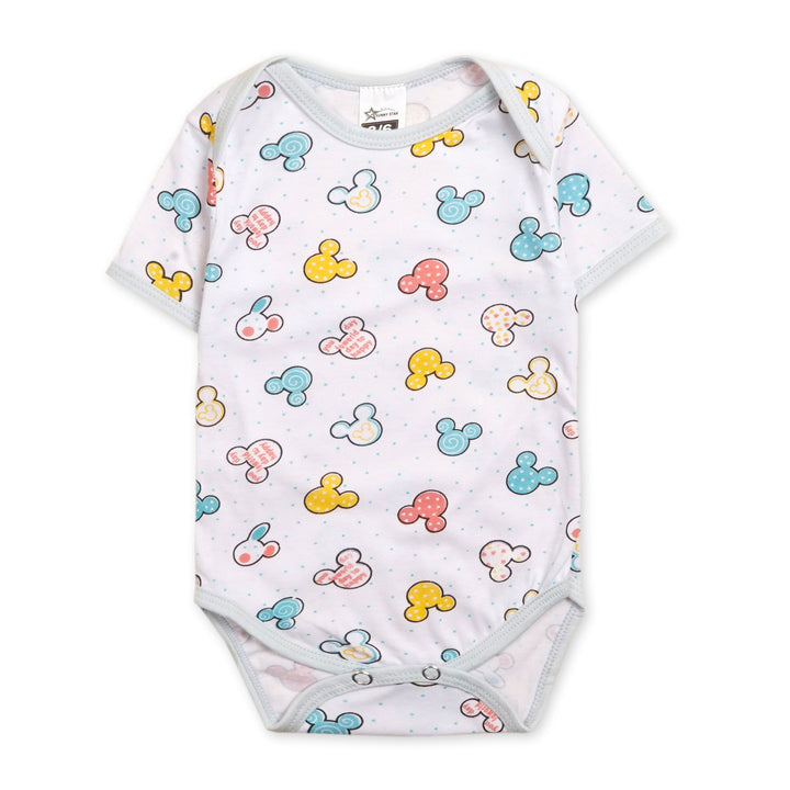 SUNSHINE BABY BODYSUITS PACK OF 3 SKY BLUE (6-9 M)