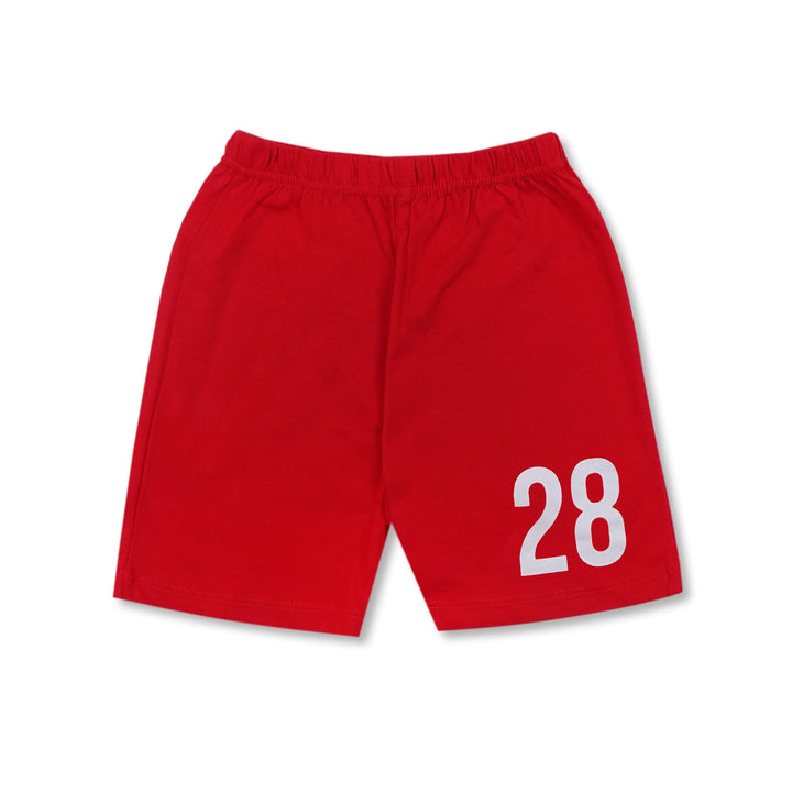 SUNSHINE KIDS SHORT AND SHIRT MICKEY RED 4Y