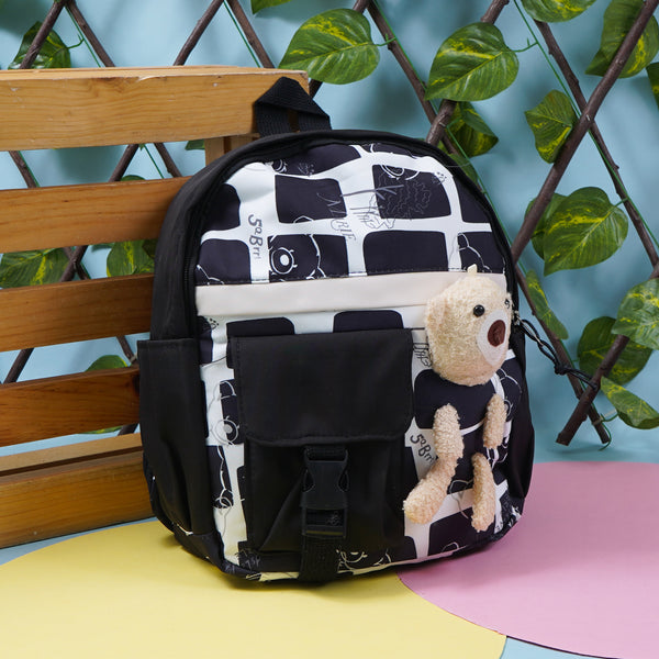 Kids School Bag Bear Black - Sunshine