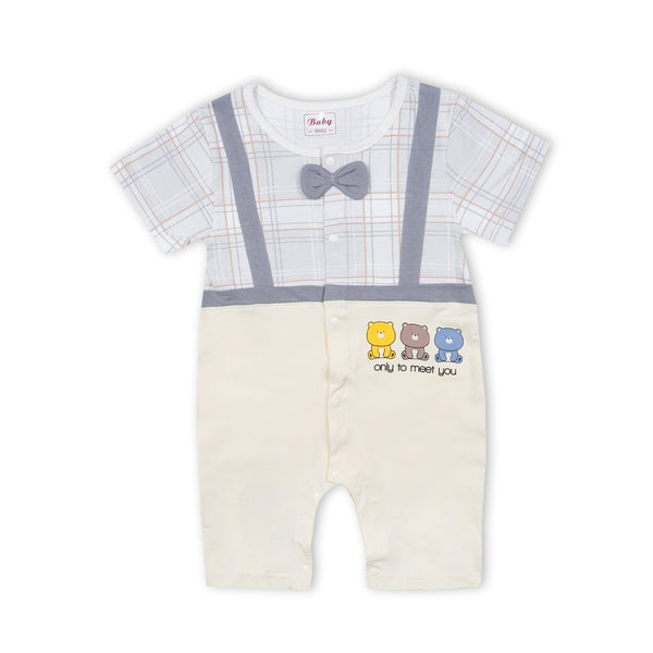 SUNSHINE BABY ROMPER  BOO GREY & YELLOW  90/48 18-24 M