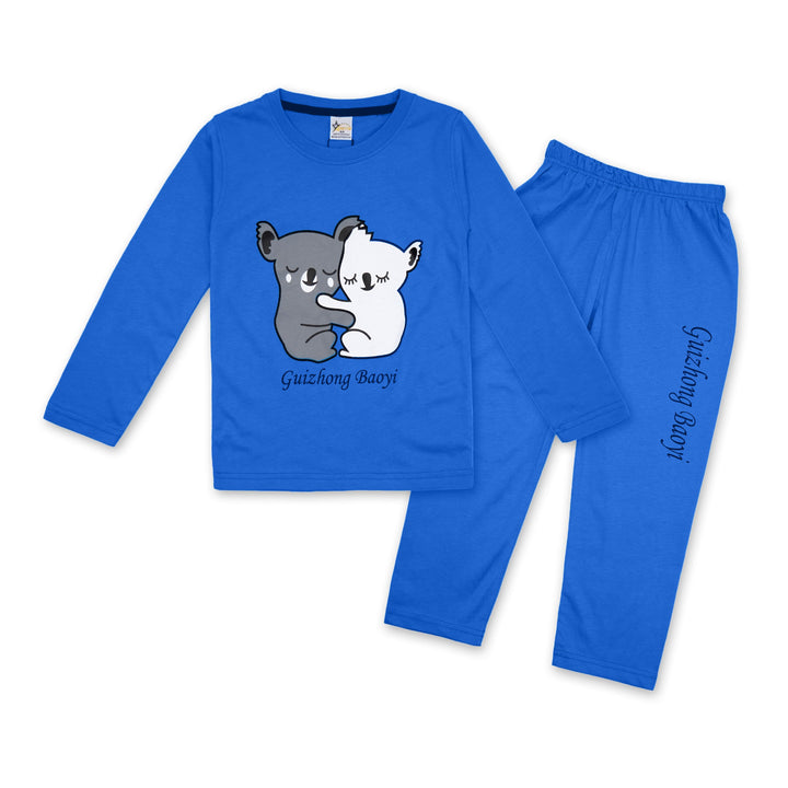 SUNSHINE PAJAMA SET KOALA BEAR DARK BLUE  11-12 Y