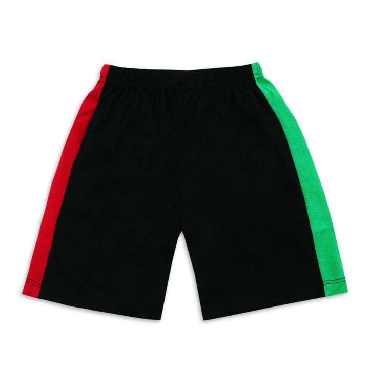 KIDS SHORT AND SHIRT LION BLACK- SUNSHINE 7-8 Y