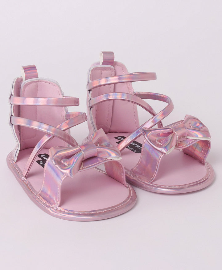 SUNSHINE BABY GIRLS SANDLE SHINEY PINK 12-18M