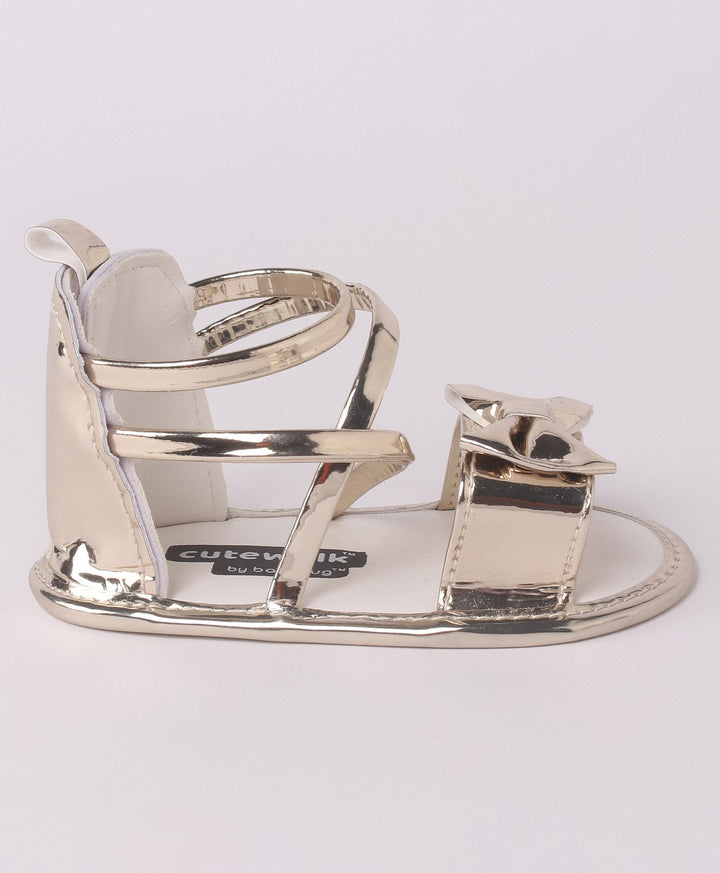 SUNSHINE BABY GIRLS SANDLE SHINEY GOLDEN 12-18M