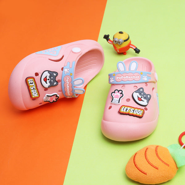 Kids Crocs Lets Go Peach - Sunshine