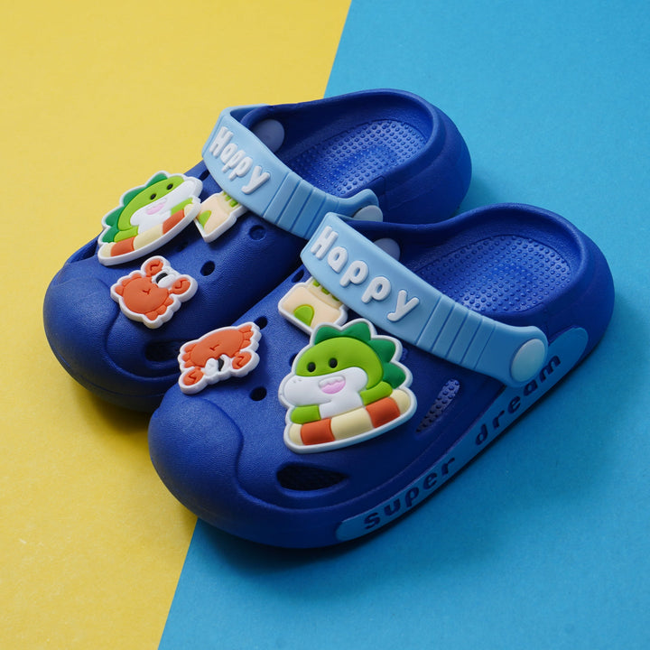 SUNSHINE KIDS CROCS DINO & CRAB BLUE (3-4 YEAR) (22/23) 150MM