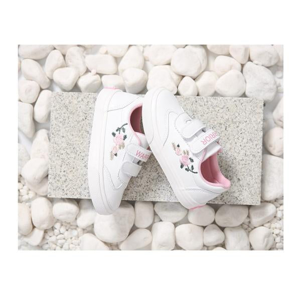 SUNSHINE GIRLS SNEAKERS PINK & WHITE (6-7Y) (NO.23) 165 MM