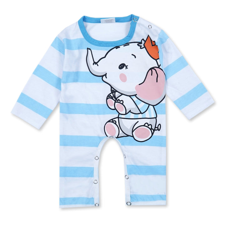 SUNSHINE BABY ROMPER ELEPHANT BLUE 12-18M