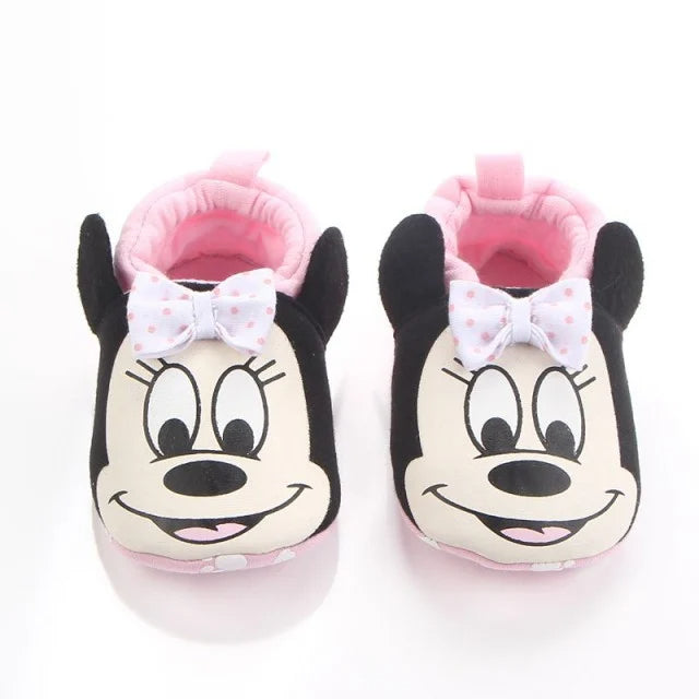 SUNSHINE BABY SHOES MINNIE BLACK & PINK NO 14 12-18M 13.5CM