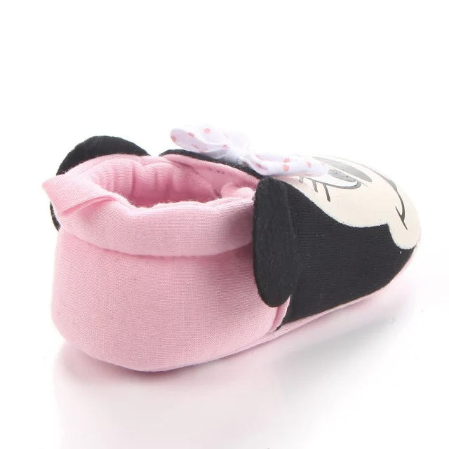 SUNSHINE BABY SHOES MINNIE BLACK & PINK NO 14 12-18M 13.5CM