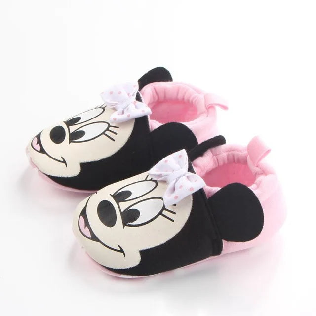 SUNSHINE BABY SHOES MINNIE BLACK & PINK NO 14 12-18M 13.5CM