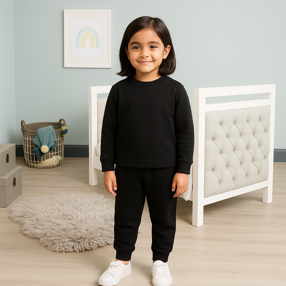 Kids Rib Innerwear Black Sw - Sunshine – Baby Planet
