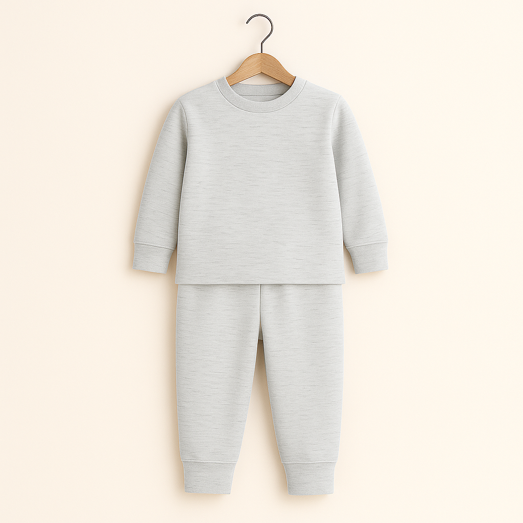 Kids Rib Innerwear Textured Grey Sw - Sunshine – Baby Planet
