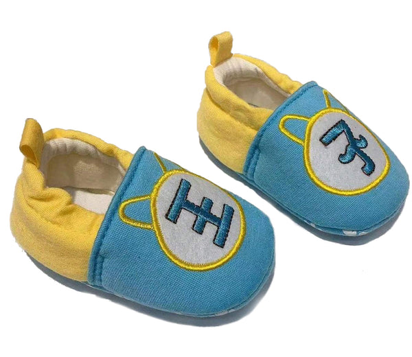 SUNSHINE BABY SHOES BLUE & YELLOW NO 13 9-12 M 12.5CM