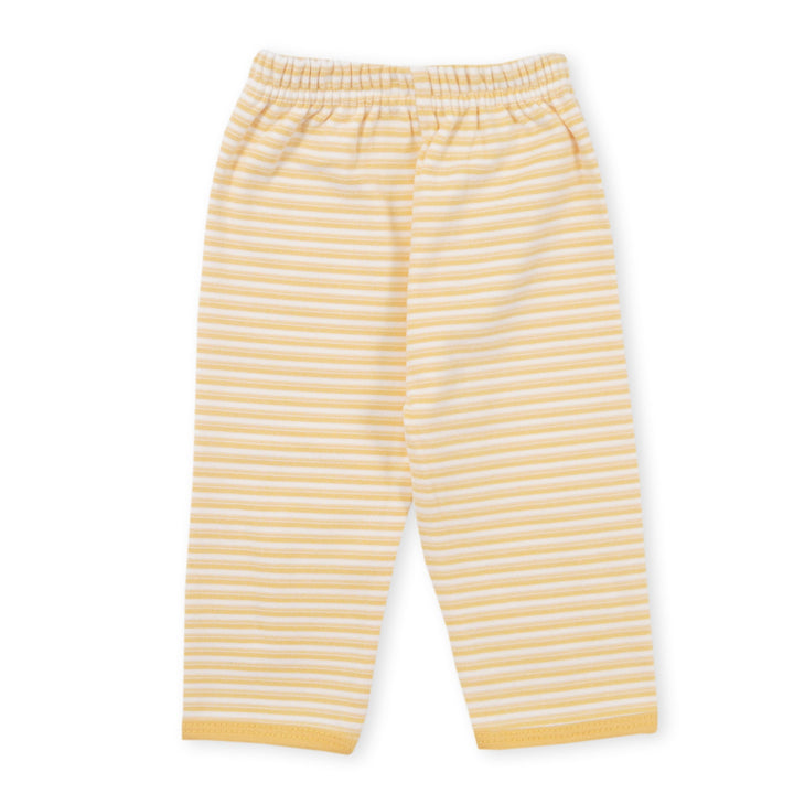 SUNSHINE KIDS FALEES SLEEP SUIT YELLOW STRIPES 3-6M