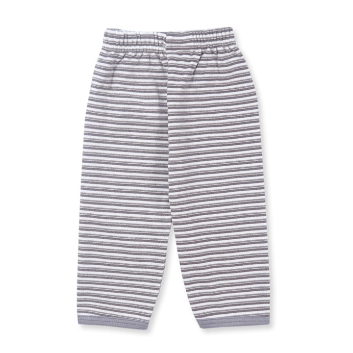 SUNSHINE KIDS FALEES SLEEP SUIT GREY STRIPES 3-6M