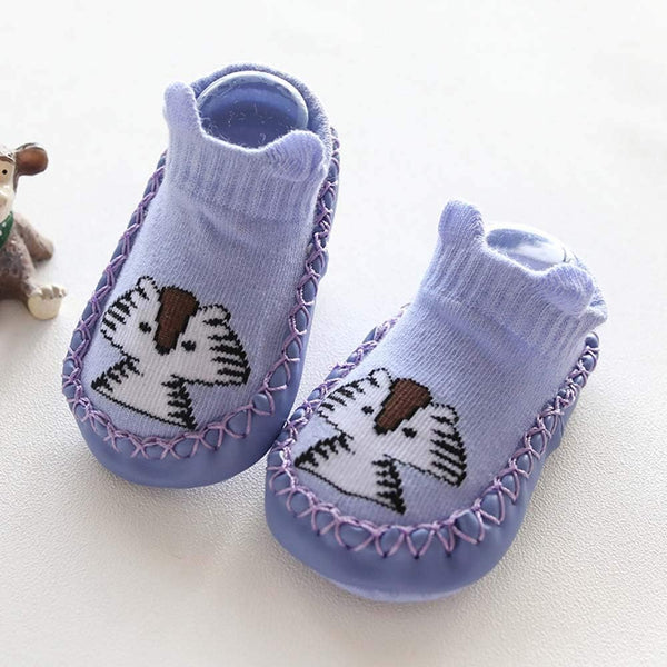 Baby Newborn Booties Cat Purple - Sunshine