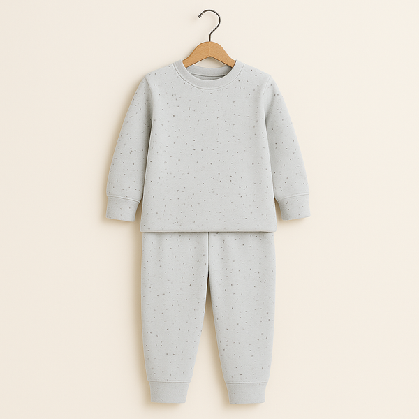 Kids Rib Innerwear Tie-Dye Grey Sw - Sunshine