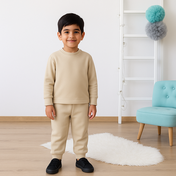 Kids Rib Innerwear Cloudy Grey Sw - Sunshine