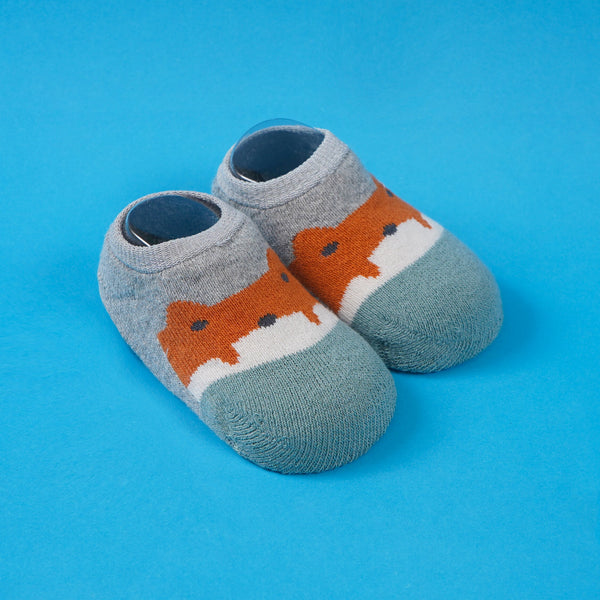 SUNSHINE NEWBORN BABY SOCK FOX ORANGE