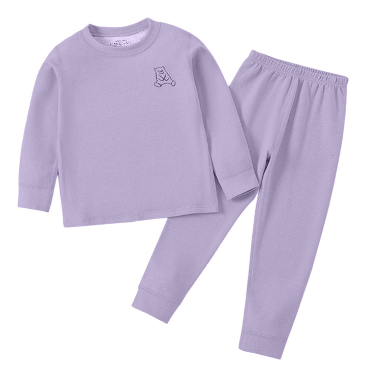 SUNSHINE KIDS PAJAMA SET ALEXANDROS FURS BEAR PURPLE NO.140 11-12 Y