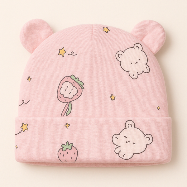 Baby Cap Bunny Pink - Sunshine