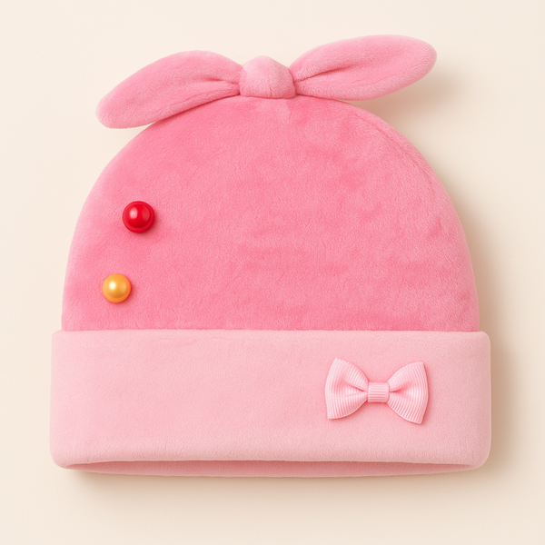 Baby Fleece Cap Beats Pink - Sunshine
