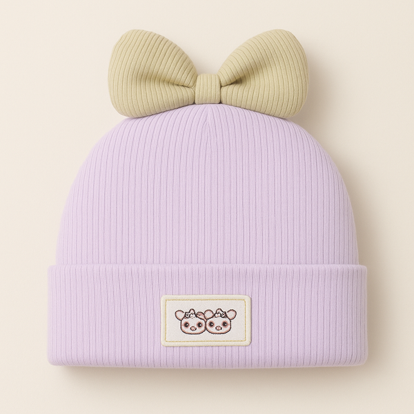 Baby Warm Cap Lilac Blue - Sunshine