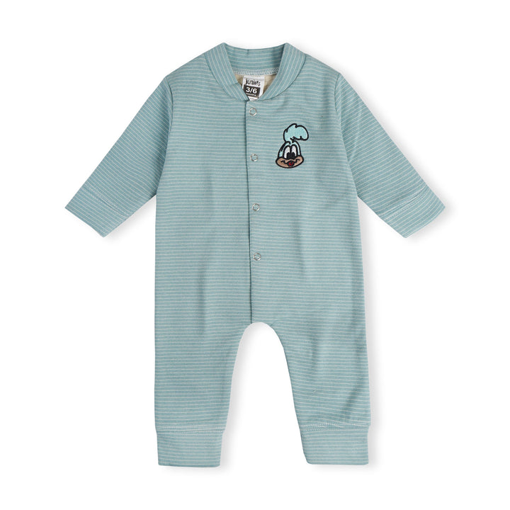 SUNSHINE BABY WINTER ROMPER STRIPES DUCK SKY BLUE (3-6 MONTHS)