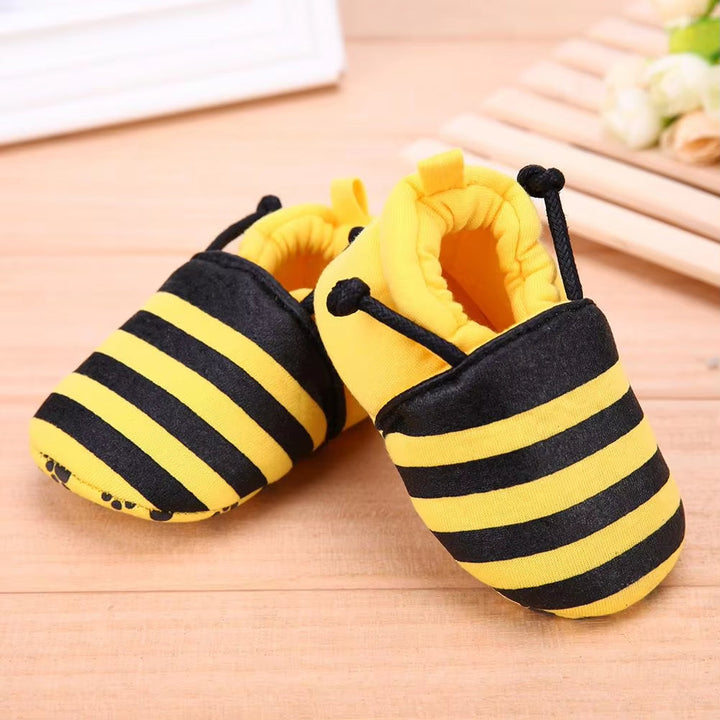 SUNSHINE BABY SHOES  BLACK STRIPES YELLOW NO 13. 9-12 M