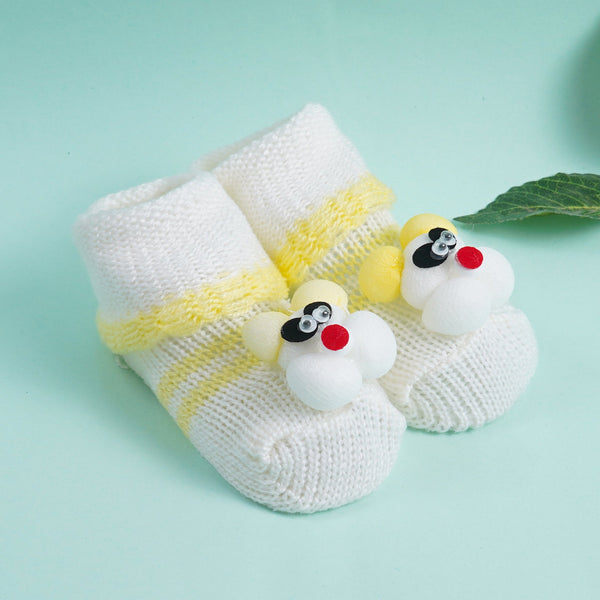 SUNSHINE BABY SOCKS MICKY WHITE & YELLOW