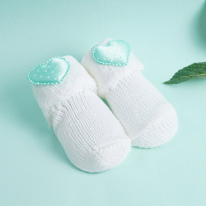 SUNSHINE BABY SOCKS HURT WHITE & SEE GREEN