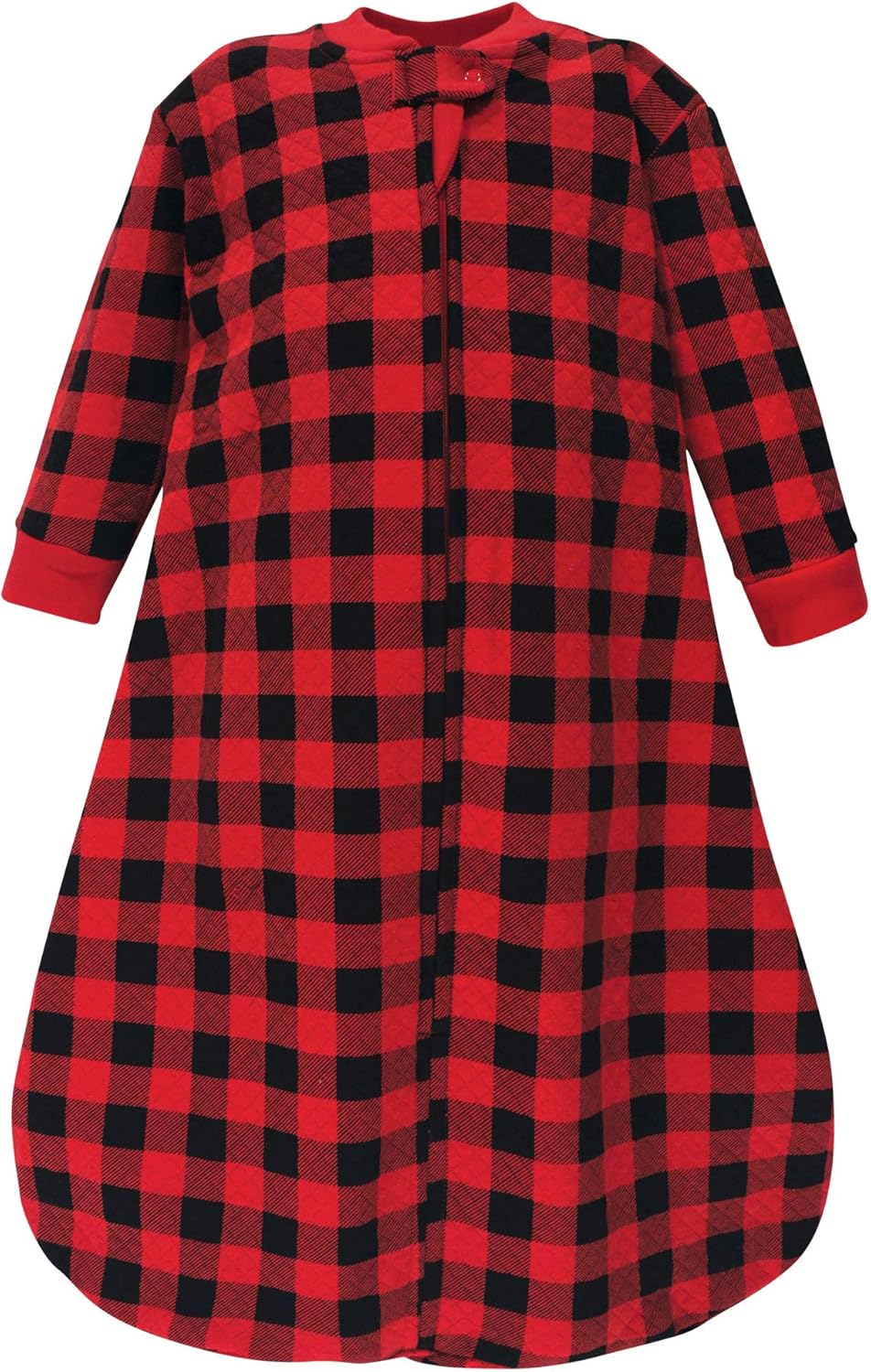 Baby Premium Quilted Long Sleeve Sleeping Bag Swaddle Check Red Suns