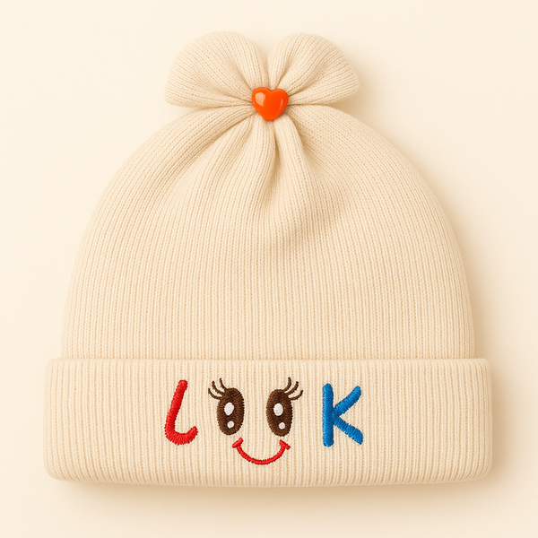 Baby Soft Woolen Cap Beige - Sunshine