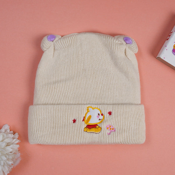 SUNSHINE BABY WOOLEN CAP BEIGE