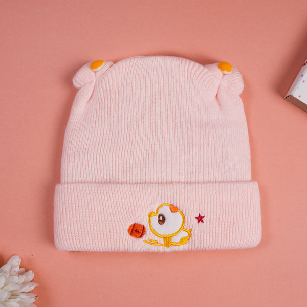 SUNSHINE BABY WOOLEN CAP BABY PINK