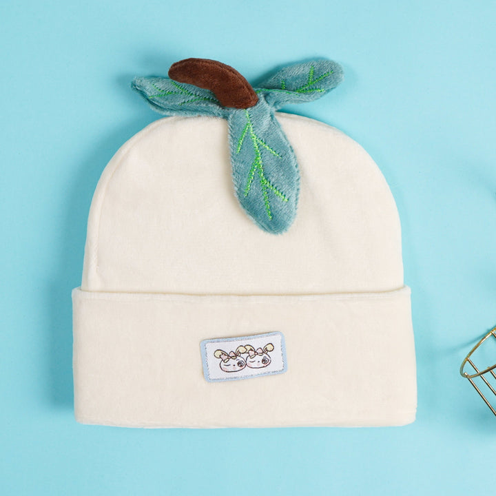 SUNSHINE BABY WINTER VELVET CAP WHITE