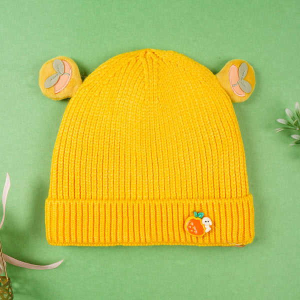 SUNSHINE BABY WOOLEN CAP APPLE YELLOW